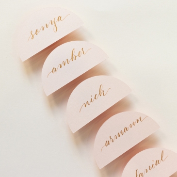 G Designers Calligraphy Place Cards PC12