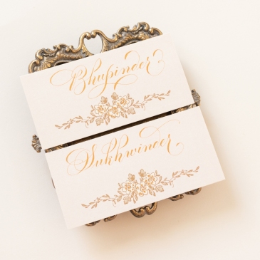 G Designers Calligraphy Place Cards PC15