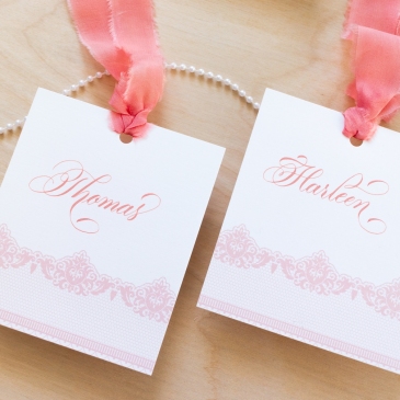 G Designers Calligraphy Place Cards PC23
