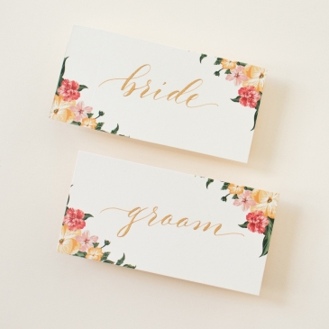 G Designers Calligraphy Place Cards PC25