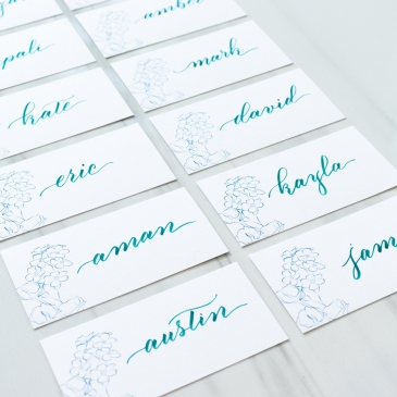 G Designers Calligraphy Place Cards PC30